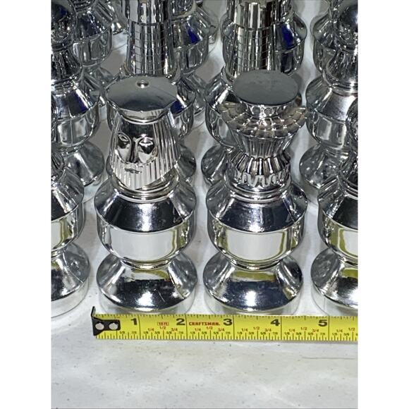 VTG Avon Mens After Shave Hair Products Chess Pieces Full Set 32 Piece Complete - Picture 7 of 9